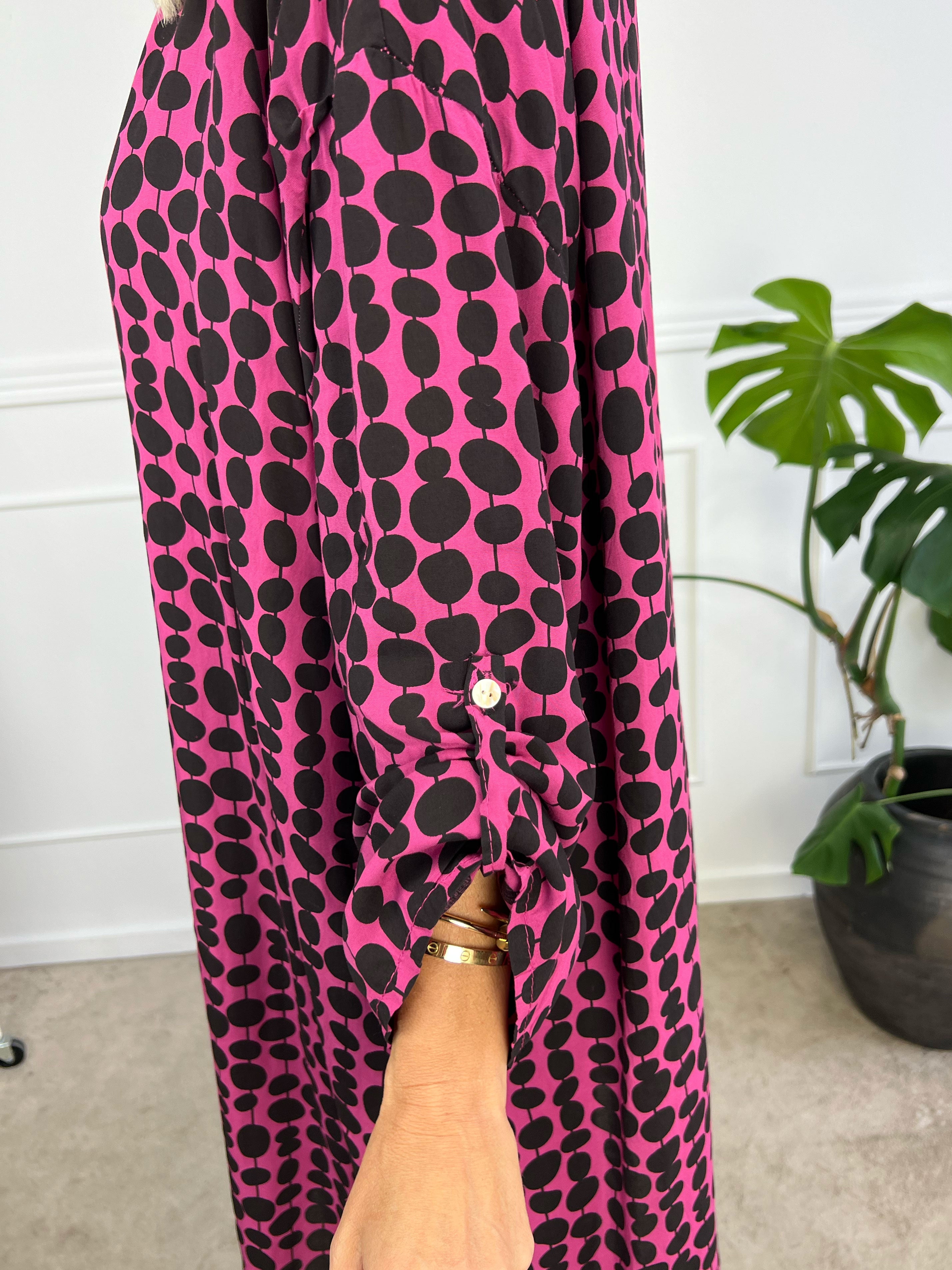 Dido - Sød let tunikakjole i viskose med prikker